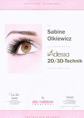 Zertifikat Adessa 2D/3D Technik